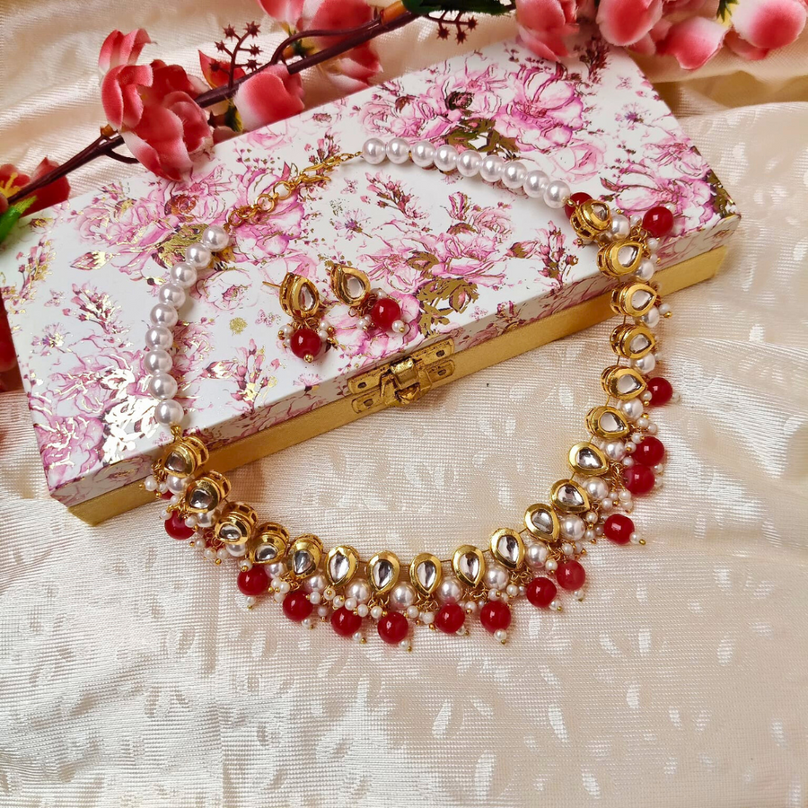 Sindoori Saaz Kundan Necklace
