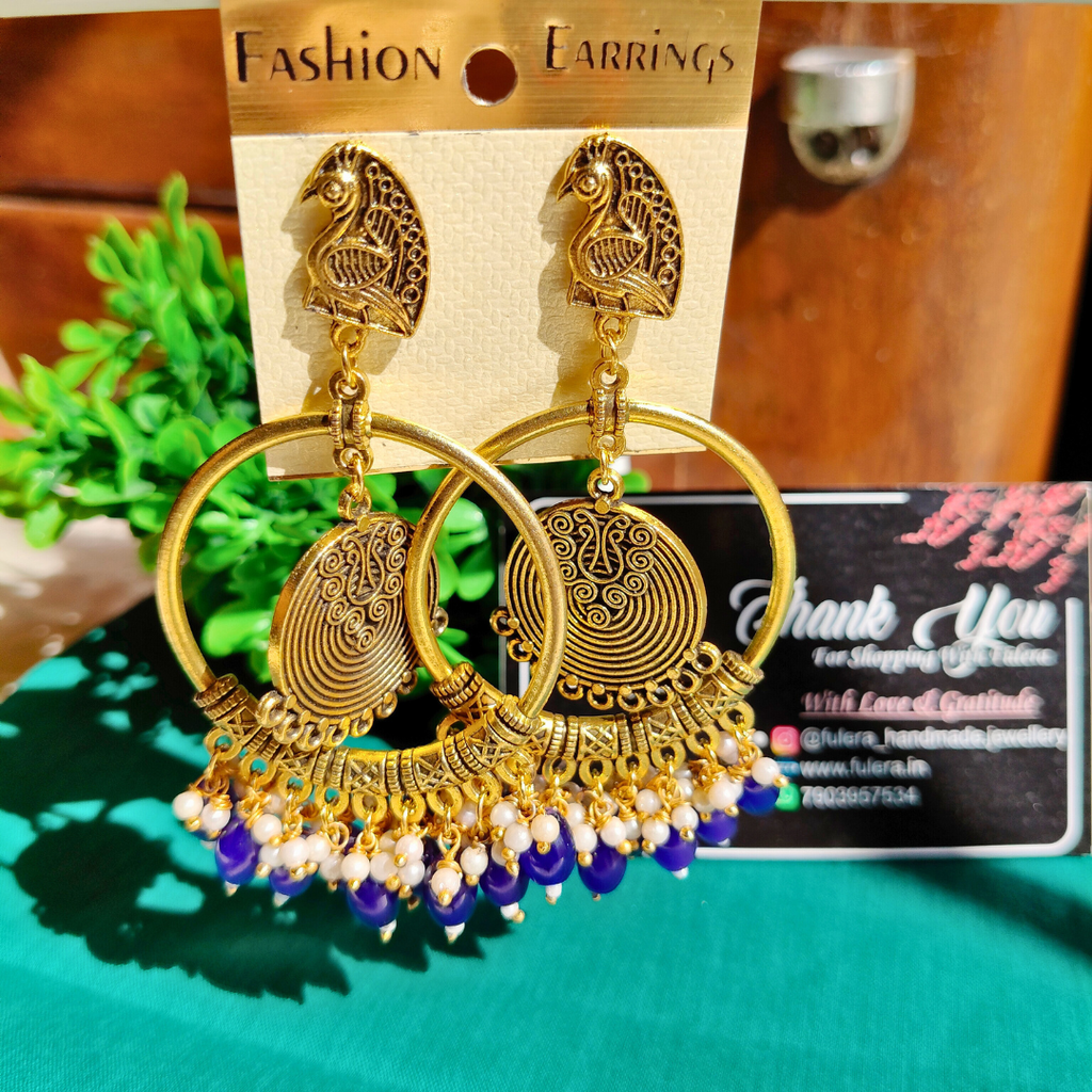 Antique Gold Chandbalis