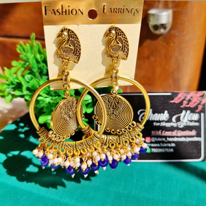 Antique Gold Chandbalis