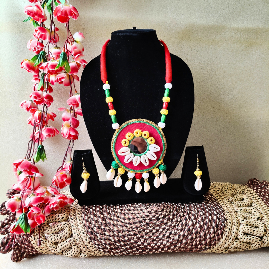 Red Boho Bliss nacklace