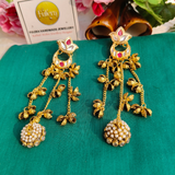 Kundan Kashmiri  Long Earrings