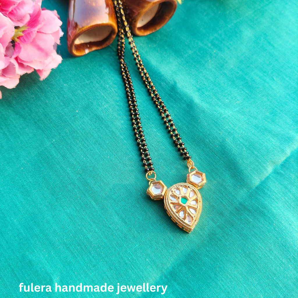 Minakari Kundan Mangalsutra