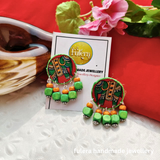Elephant Fabric Earring