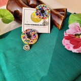 Multicolour Seedbeads Earrings