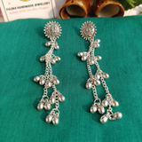 Silver Kashmiri Earrings