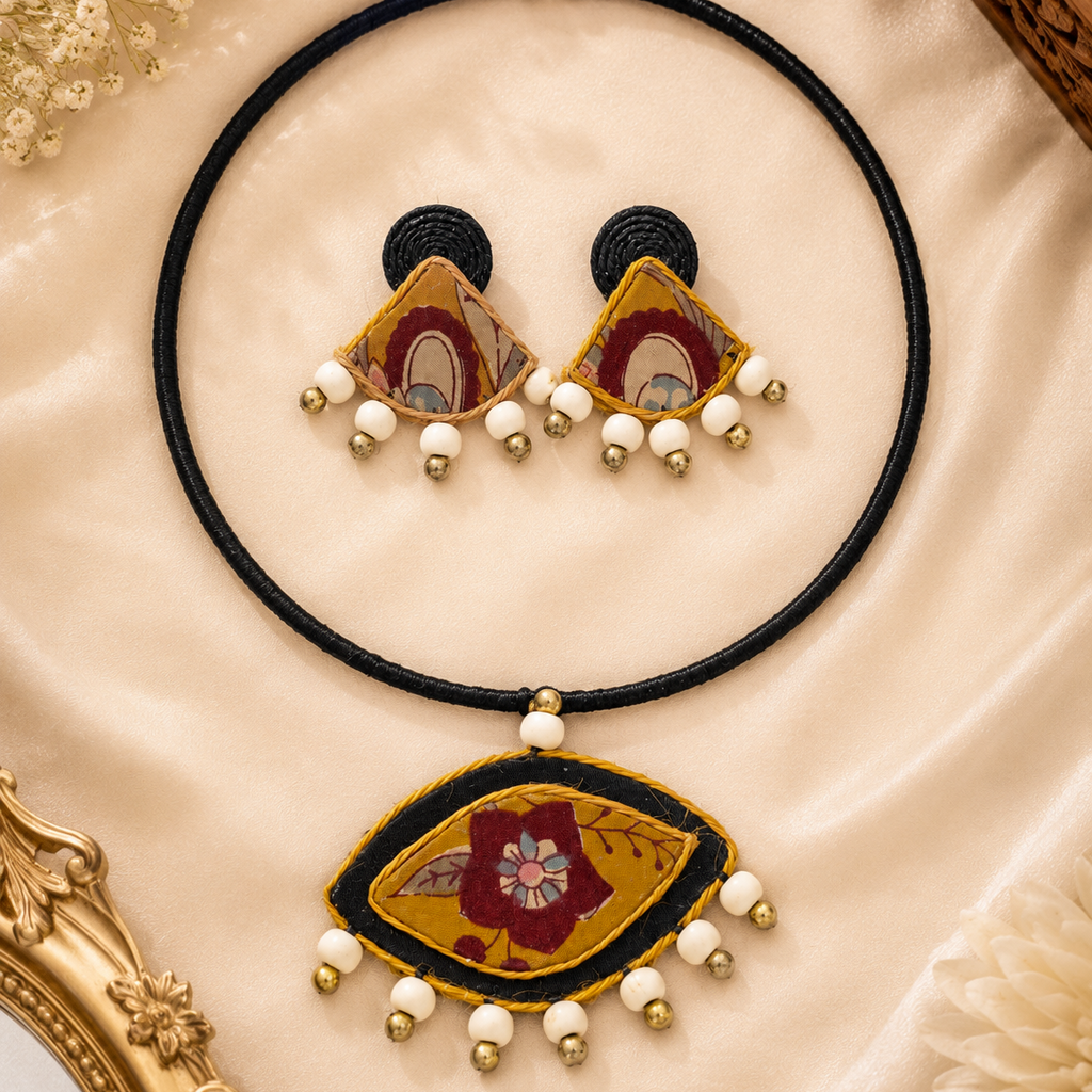 Mustard Yellow Hasli Set