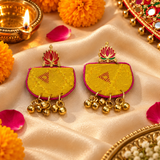 Lotus Fabric Earrings