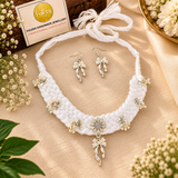 White Thread Necklace