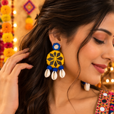 Yellow Mirror Earrings