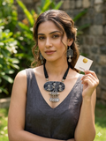 Black Fabric Nacklace