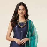 Dark Green Beads Necklace