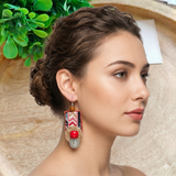 Fabric Earrings