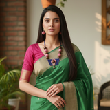 Blue And Pink Wooden Beads Jewellery