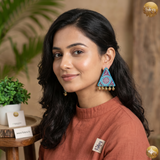 Triangle Fabric Earrings