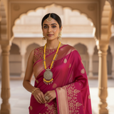 Yellow beads necklace