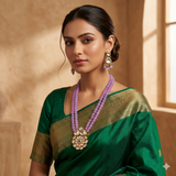 Purple Kundan Necklace