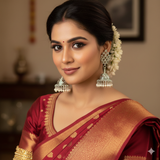 Shital silver jhumka