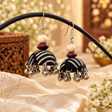 Mini Fabric Jhumka 2