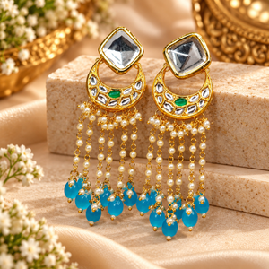 Elegant Kundan Earrings