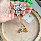 Kundan Kashmiri  Long Earrings