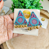 Triangle Fabric Earrings