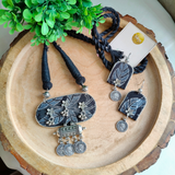 Black Fabric Nacklace