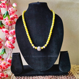 Yellow Beads Necklace