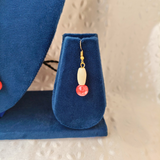 Red & Black Cotton Beads Necklace