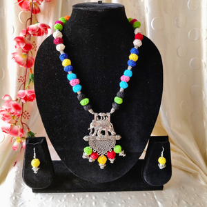 Multicolour Beads Necklace