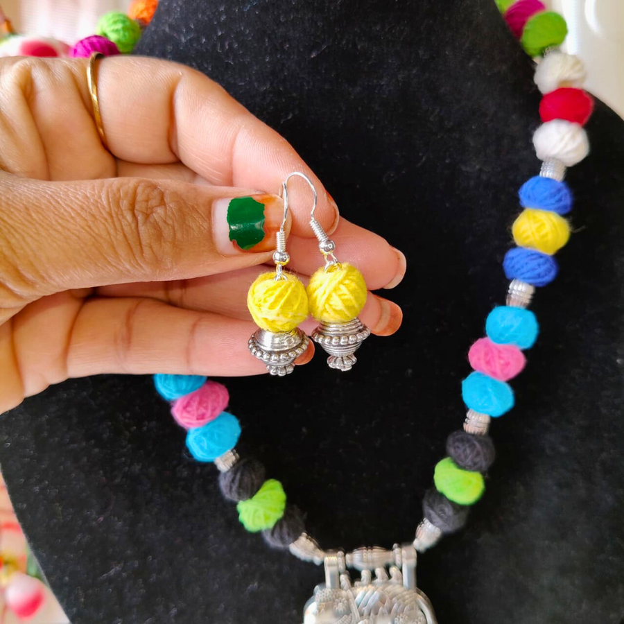 Multicolour Beads Necklace